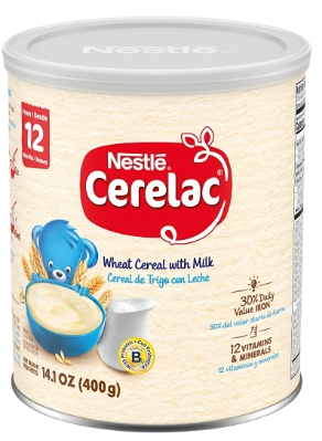 NESTLE CERELAC INFANT CEREAL WHEAT W/MILK 12/14.1OZ