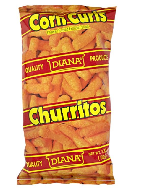 DIANA CORN CURLS CHURRITOS 24/1.69OZ