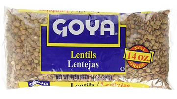 GOYA LENTILS 24/16OZ