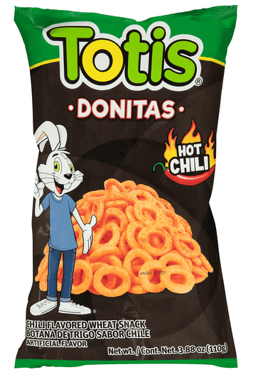 TOTIS DONITAS HOT CHILI(493) 12/3.88OZ