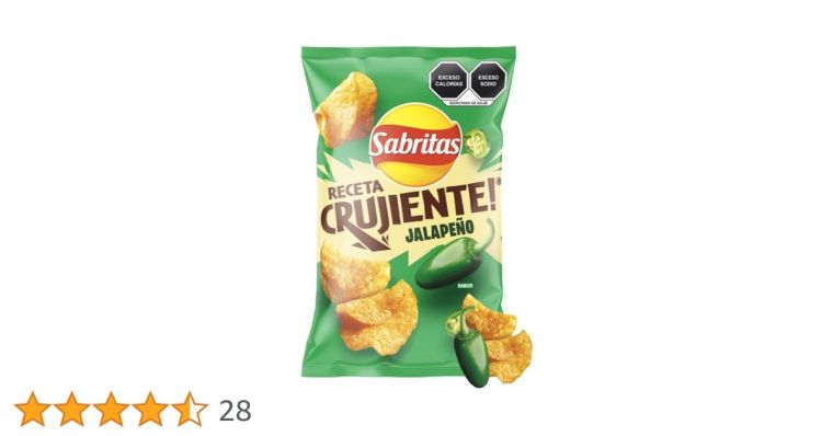 SABRITAS CRUJIENTE JALAPENO 20/160G