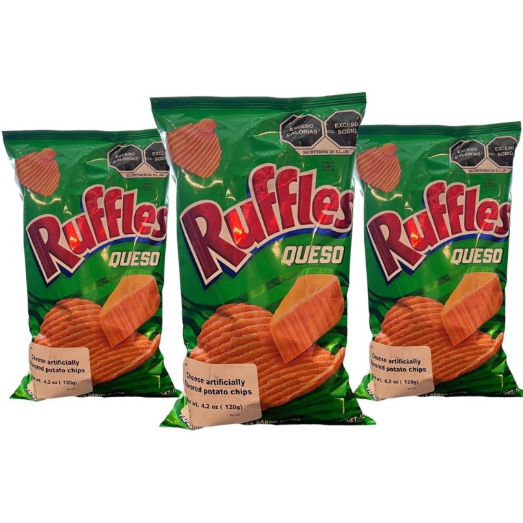 SABRITAS RUFFLES QUESO 30/120G