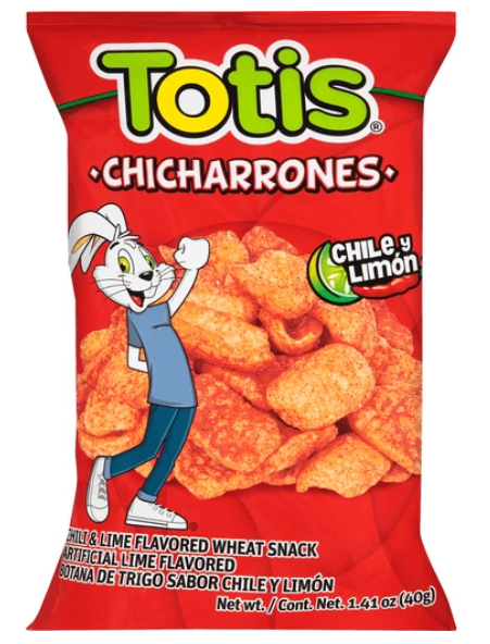 TOTIS CHICHARRONES(473) 24/1.41OZ