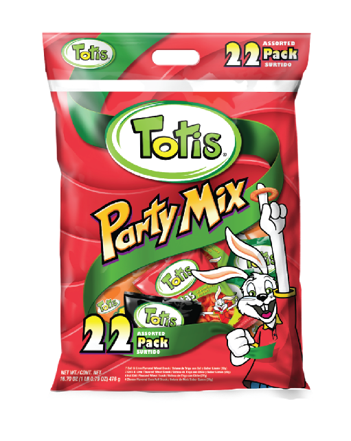 TOTIS PARTY MIX(514) 9/22/16.9OZ