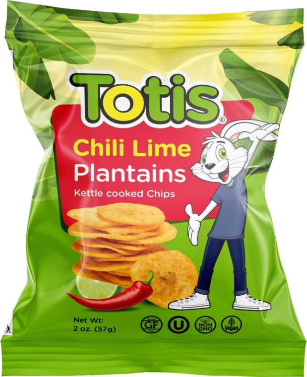 TOTIS PLANTIAN CHIPS CHILI LIME 12/2OZ