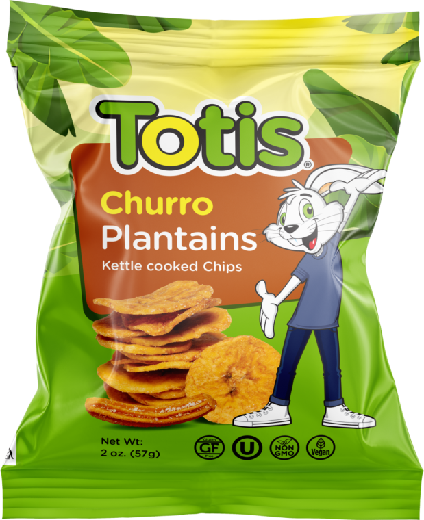 TOTIS PLANTIAN CHIPS CHURRO 12/2OZ
