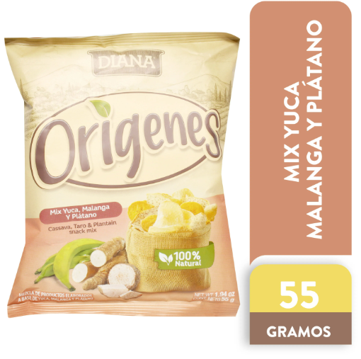 DIANA ORIGENES MIX YUCA MALANGA PLATANO 15/5.29OZ
