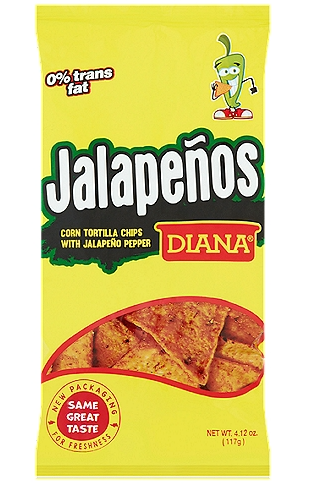 DIANA TORTILLA JALAPENO 24/3.77OZ