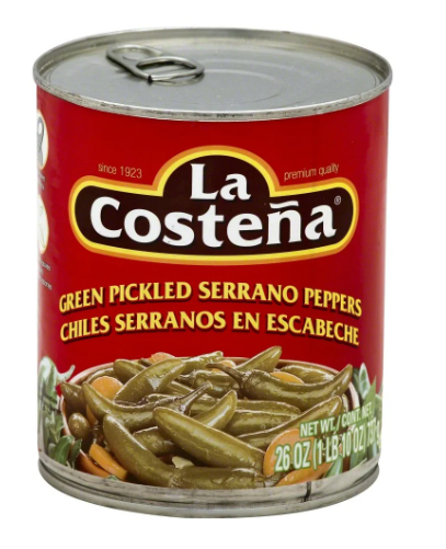 LA COSTENA SERRANO PEPPER 12/26OZ