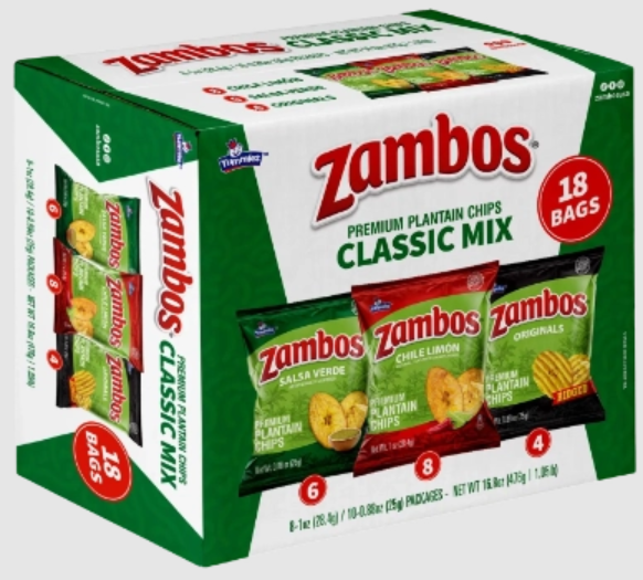 ZAMBOS MULTIPACK CLASSICS MIX 18/1OZ