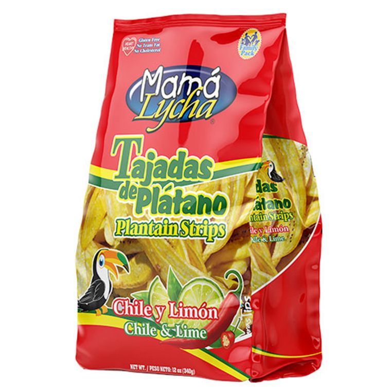MAMA LYCHA TAJADAS DE PLATANO CHILE LIMON 8/12OZ