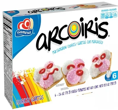 GAMESA ARCOIRIS 12/15.5OZ