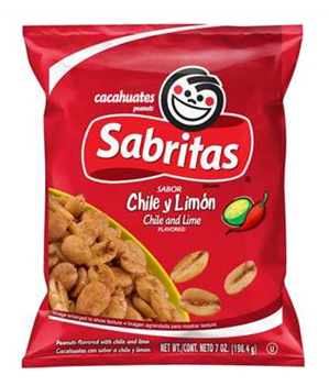 GAMESA SABRITAS CHILE-LIME 12/7OZ