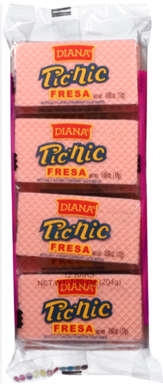 DIANA PIC NIC FRESA 20/12/7.20OZ