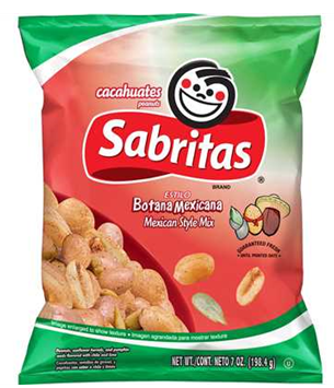GAMESA SABRITAS BOTANA MEXICANA 12/7OZ