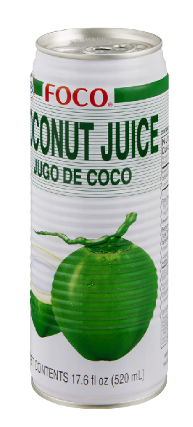 FOCO COCONUT JUICE 24/17.6OZ