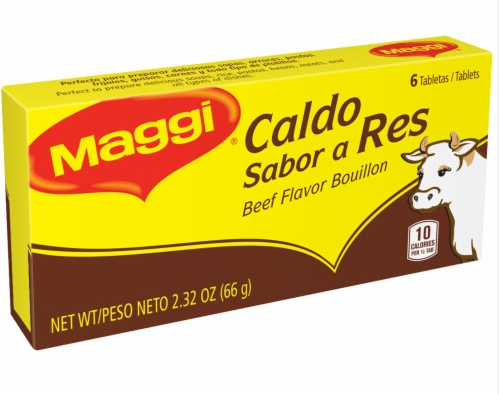 MAGGI BEEF CUBES 6TAB 48/2.32OZ