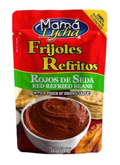 MAMA LYCHA FRIJOLES ROJOS REFRITOS DOYPACK 12/28OZ