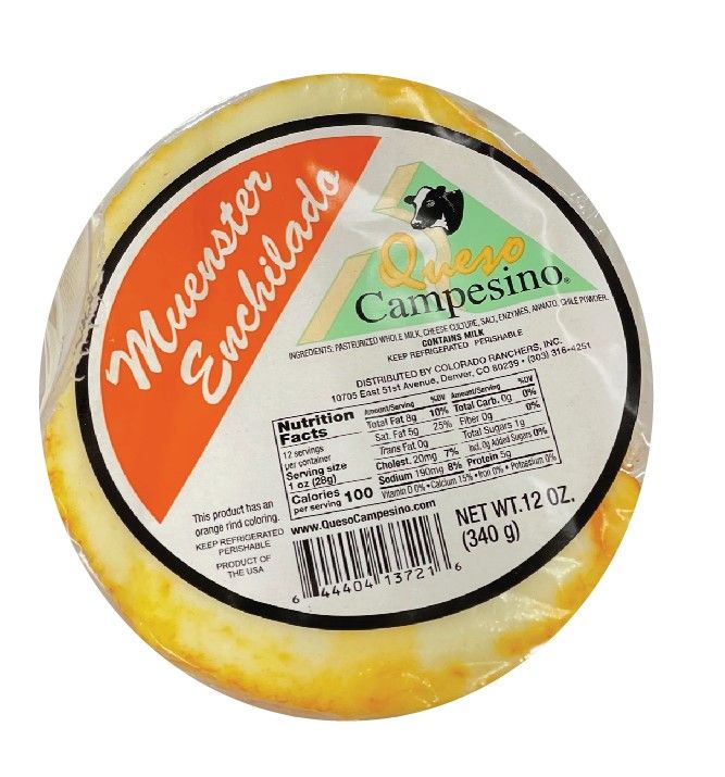 CAMPESINO QUESO MUENSTER ENCHILADO ROUND 12/12OZ