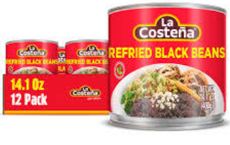 LA COSTENA BLACK RFRD BEANS 12/14.1OZ