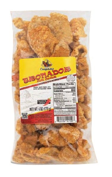 CAMPESINO CHICHARRON TRONADOR CON CHILE 12/6OZ