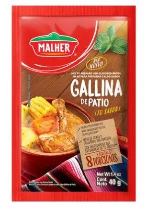 MALHER SOPA GALLINA DE PATIO 6/12/1.4OZ