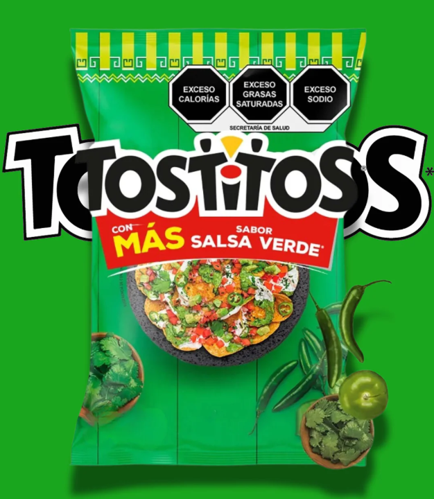 SABRITAS TOSTITOS SALSA VERDE 22/175G