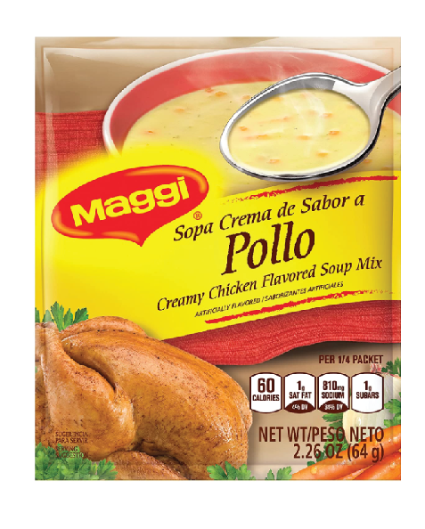 MAGGI SOUP CREMA DE POLLO 12/2.26OZ