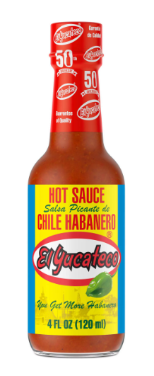 EL YUCATECO RED HABANERO 12/4OZ