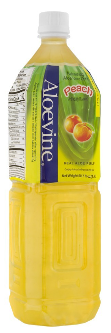 ALOEVINE PEACH ALOE VERA 12/1.5LT