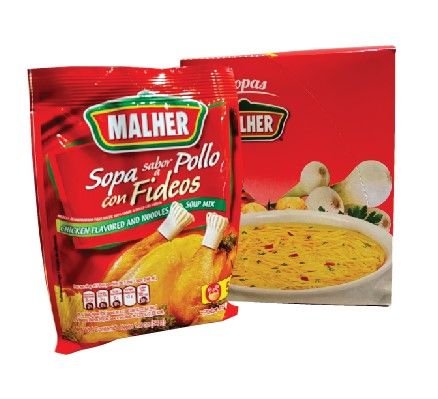MALHER FIDEOS CON POLLO 4/12/2.1OZ