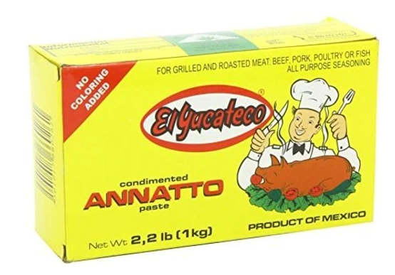 EL YUCATECO ACHIOTE PASTE 6/2.2LB