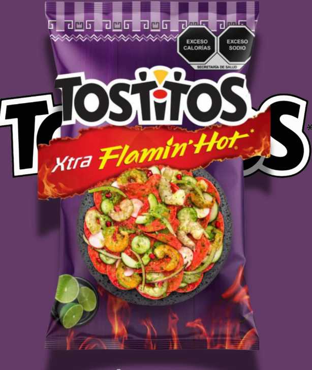 SABRITAS TOSTITOS FLAMIN HOT 22/175G