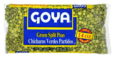 GOYA GREEN SPLIT PEAS 24/16OZ