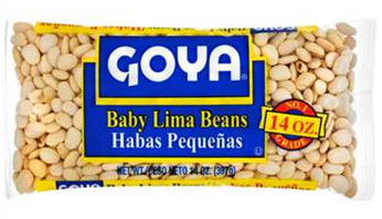 GOYA BABY LIMA BEANS 24/16OZ