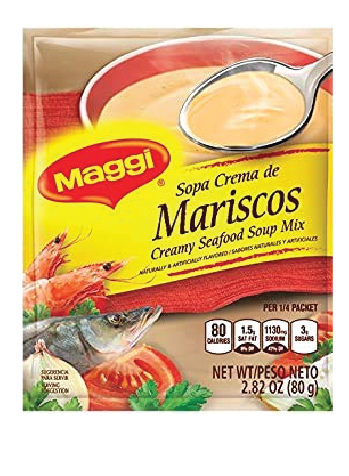 MAGGI SOUP CREMA MARISCOS 12/2.82OZ