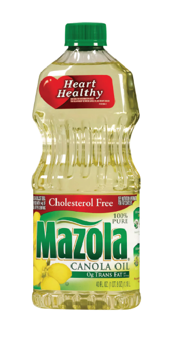 MAZOLA CANOLA OIL 12/40OZ