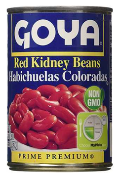 GOYA RED KIDNEY BEANS 24/15.5OZ