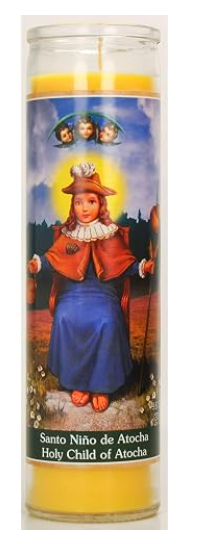 ST JUDE HOLY CHILD ATOCHA YELLOW 12/8"