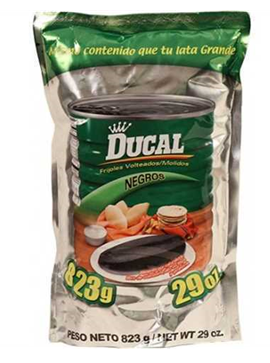 DUCAL REF. BLACK BEANS DOY PACK 12/28OZ