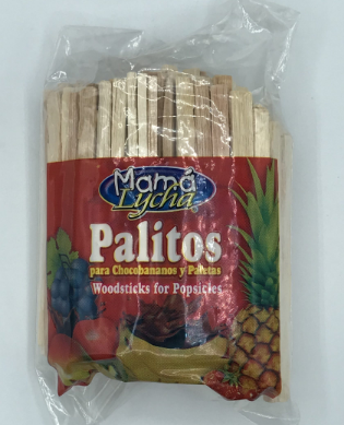 MAMA LYCHA PALITOS PARA CHOCOBANANOS & PALETAS 24/150CT