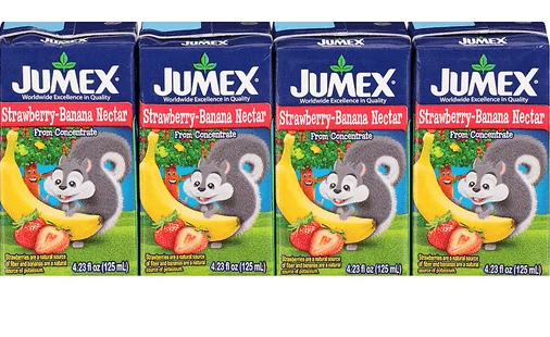 JUMEX KIDS STRW/BAN 11/4PK
