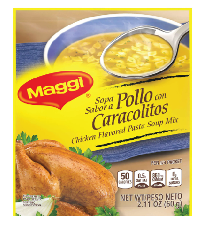 MAGGI SOUP POLLO Y CARACOL 24/2.11OZ