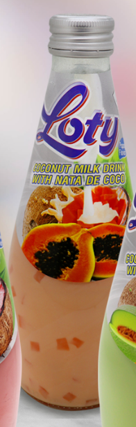 LOTY LECHE DE COCO PAPAYA 24/9.8OZ
