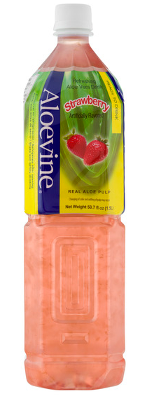 ALOEVINE STRAWBERRY ALOE VERA 12/1.5LT