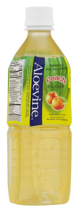 ALOEVINE PEACH ALOE VERA 20/16.9OZ