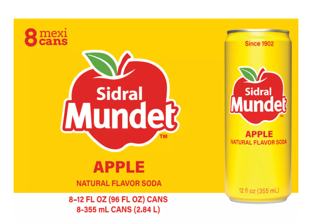 JARRITOS SIDRAL MUNDET CANS 3/8/12OZ