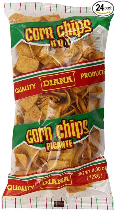 DIANA CORN CHIPS HOT 24/4.05OZ