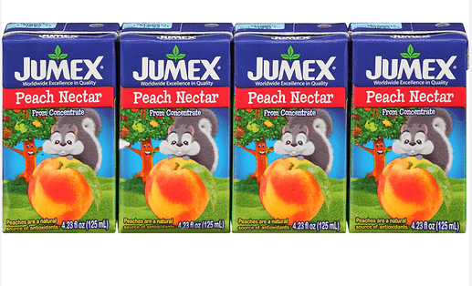 JUMEX KIDS PEACH 11/4PK