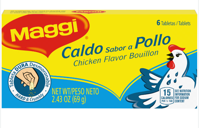 MAGGI CHICKEN CUBES 6TAB 48/2.43OZ